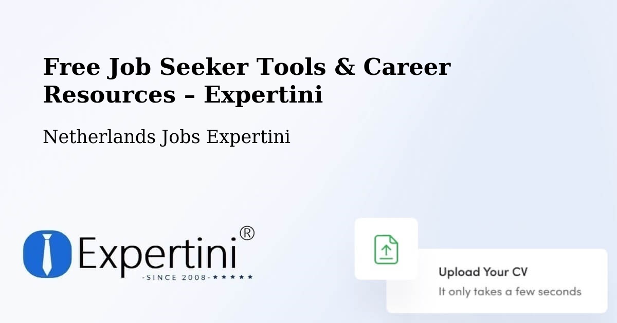 Free Job Seeker Tools & Career Resources – Steenwijk - Steenwijk, Netherlands Jobs Expertini